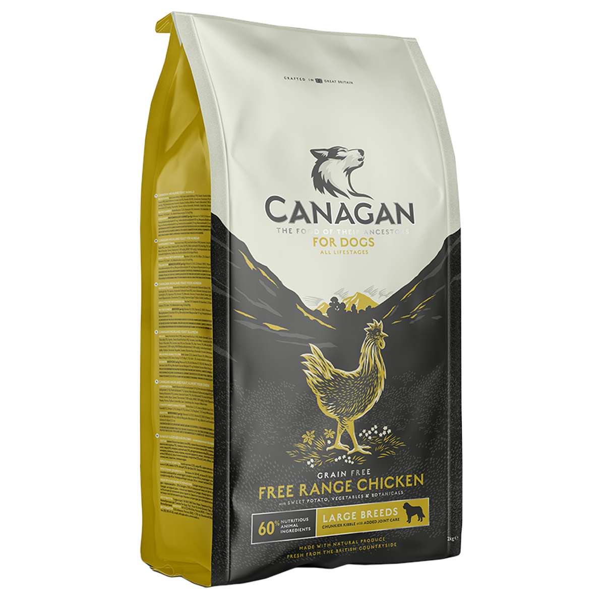 Hrana uscata pentru caini Canagan Grain Free Large Breed cu pui 12 kg