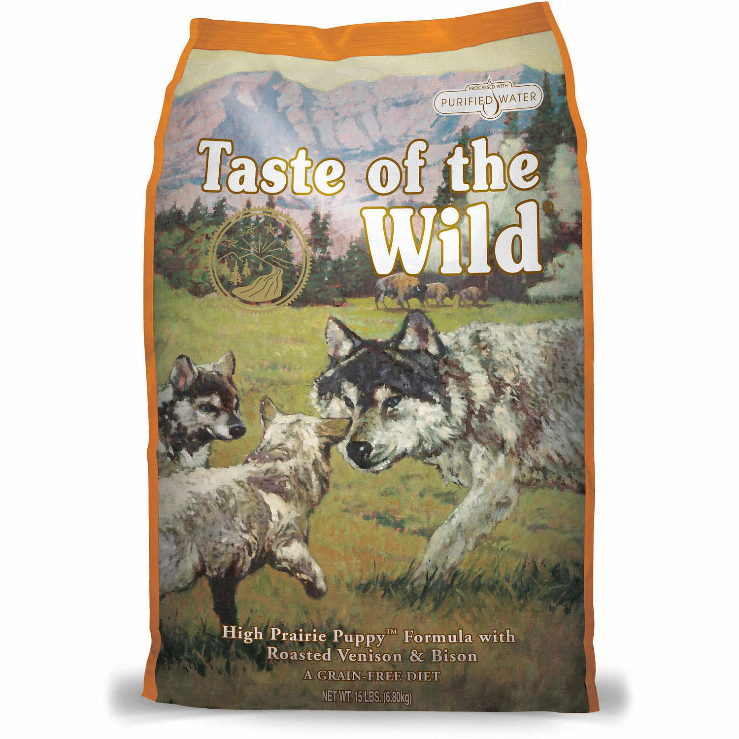 Hrana uscata pentru caini Taste of the Wild High Prairie Puppy 12.2 kg