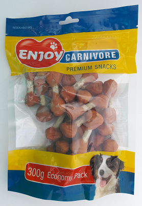 Recompense pentru caini Enjoy Carnivore Lollipops cu pui 300g
