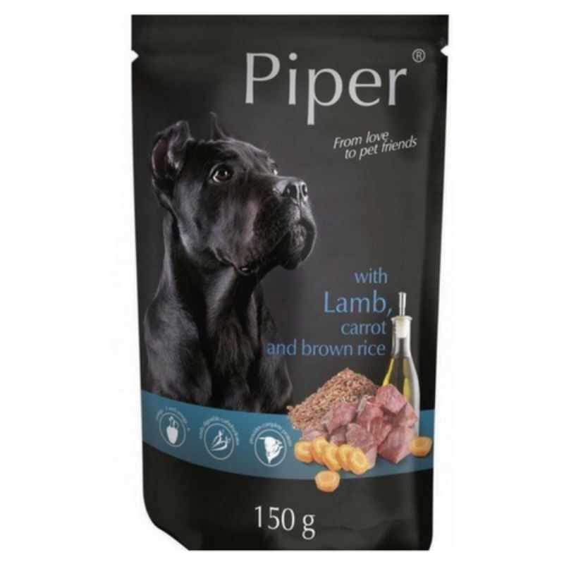 Piper Adult Dog, Cu Carne De Miel, Morcovi Si Orez Brun, 150 g