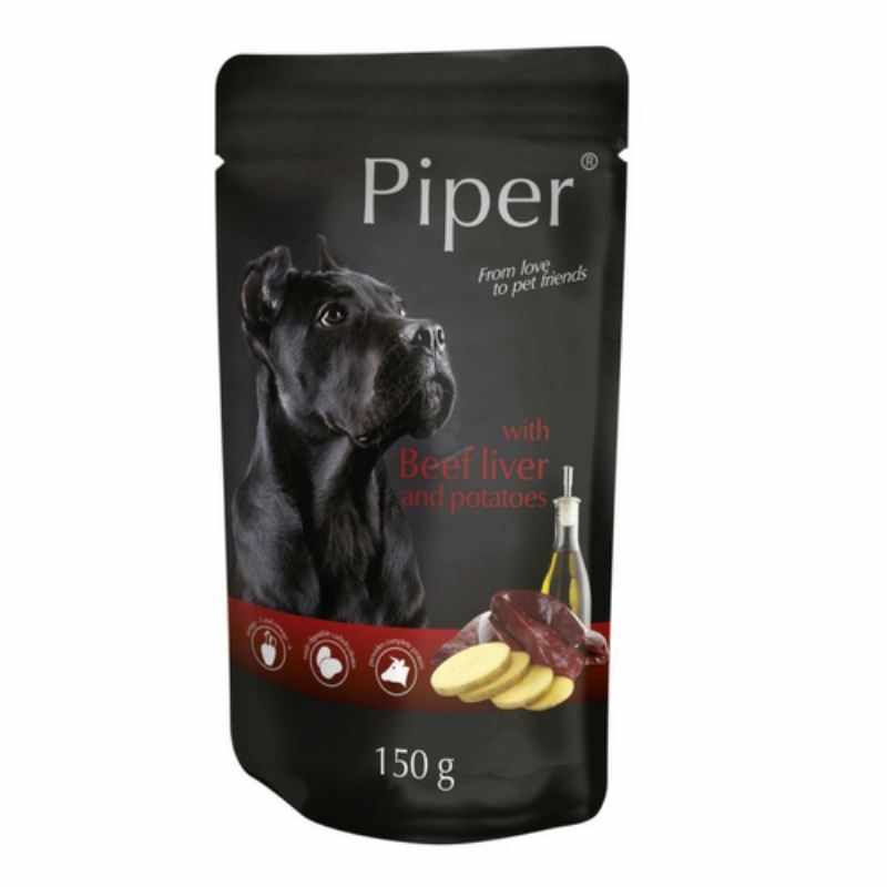 Piper Adult Dog, Cu Ficat De Vita Si Cartofi, 150 g
