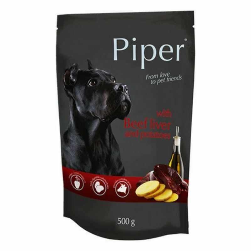 Piper Adult Dog, Cu Ficat De Vita Si Cartofi, 500 g