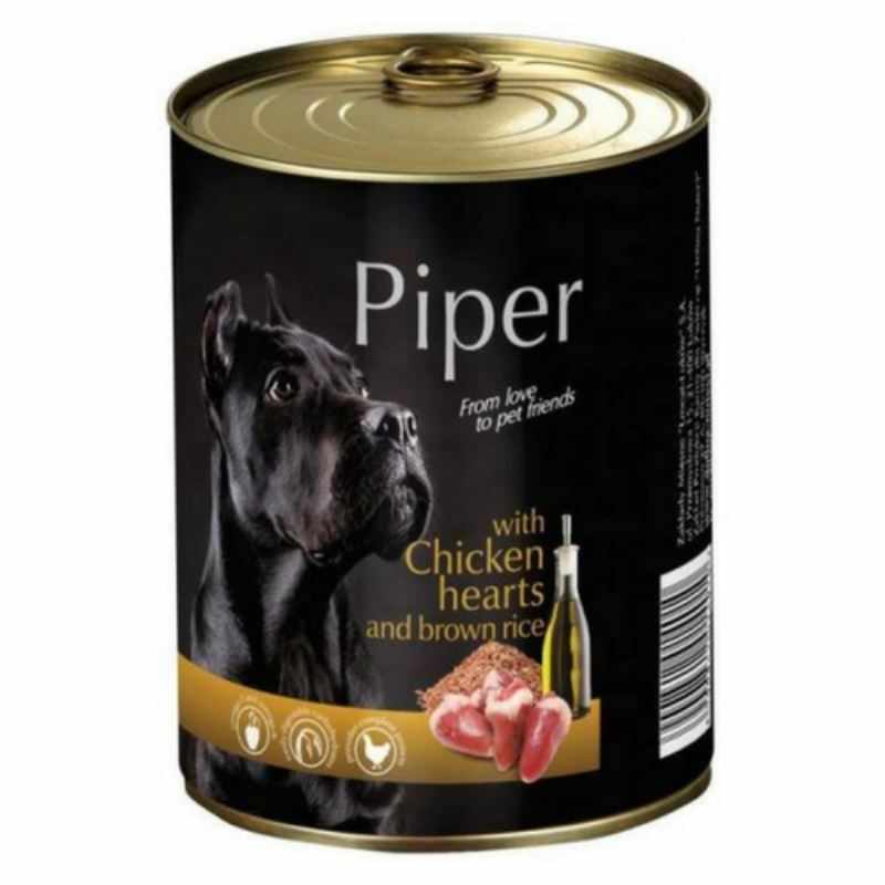 Piper Adult Dog, Cu Inimi De Pui Si Orez Brun, 800 g