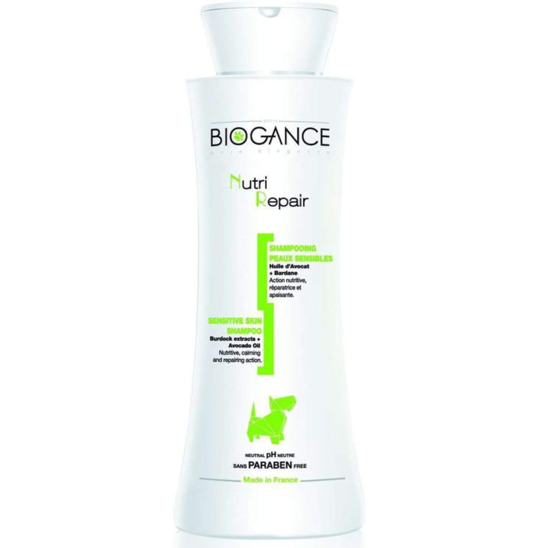 Sampon pentru caini Biogance Dog Shampoo Nutri Repair Sensitive 250ml