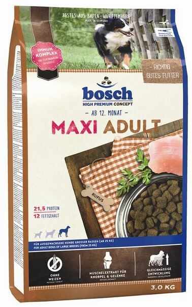 Hrana uscata pentru caini Bosch Maxi Adult 3 kg