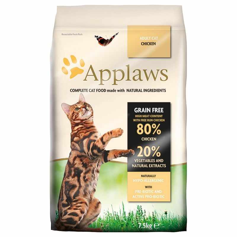 Hrana uscata pentru pisici Applaws Adult Pui 7.5 kg