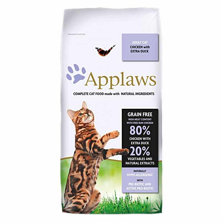 Hrana uscata pentru pisici Applaws Adult Rata 7.5kg