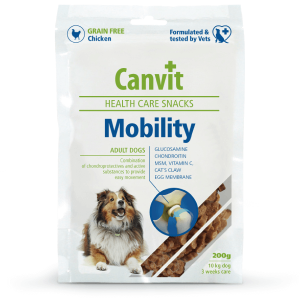 Recompensa pentru caini Canvit Snack Mobility 200g