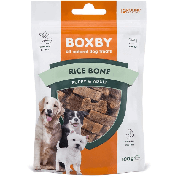 Recompense pentru caini Proline Boxby Rice Bone 100g