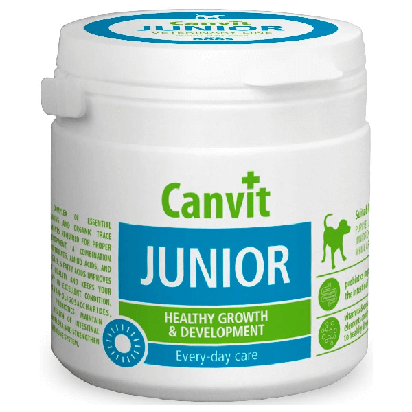 Supliment pentru caini Canvit Junior Dogs 230g