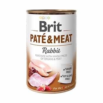 Brit Pate & Meat Cu Iepure, 400 g