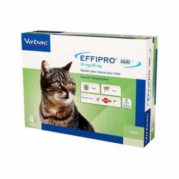 Effipro Duo Cat Virbac, 50 mg, 4 pipete
