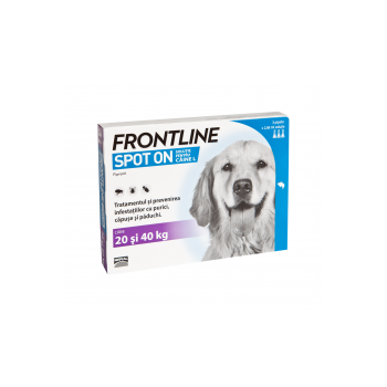 Frontline Spot-On Caini L, 20-40 kg, 3 pipete