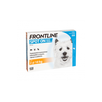 Frontline Spot-On Caini S, 2-10 kg, 3 pipete
