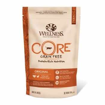 Hrana Uscata Wellness Core Dry cu Curcan si Pui, 300 g