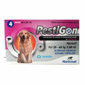 Pestigon Dog L, 20-40 kg, 4 pipete