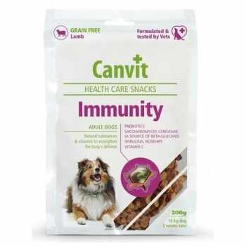 Snack pentru Caini Canvit Immunity 200 g