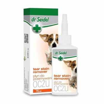 Solutie Perioculara Pentru Caini Si Pisici Dr. Seidel Oczu, 75 ml