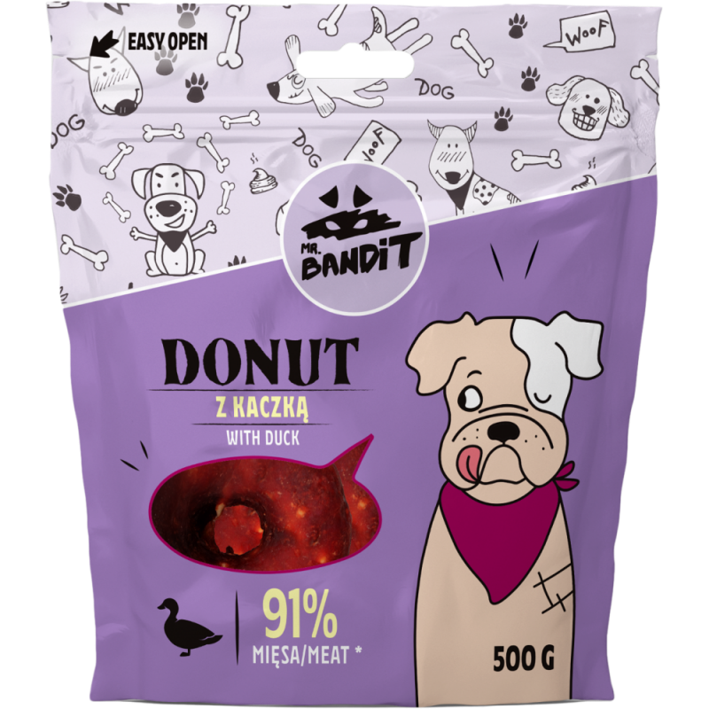 Mr. Bandit Donut, Rata, 500 g