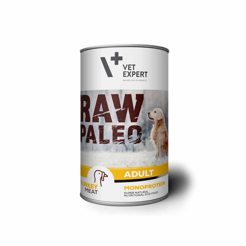 Raw Paleo, Conserva Monoproteica, Adult, Curcan, 800 g