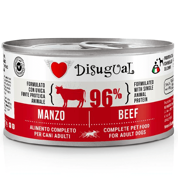 Hrana umeda pentru caini Disugual Dog Monoprotein Vita 150g