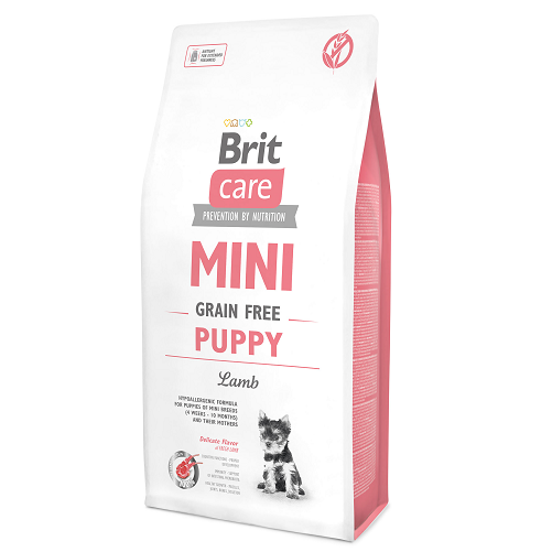Hrana uscata pentru caini Brit Care Mini Grain Free Puppy cu miel 7 kg