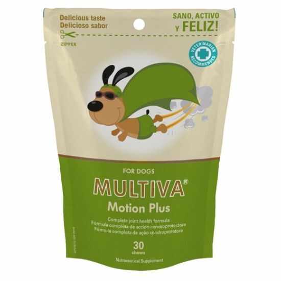Multivitamine si Multiminerale Multiva Motion Plus Dog Vetnova, 30 Comprimate