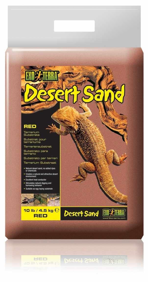 Asternut pentru terariu Exo Terra Desert Sand Rosu 4.5 kg