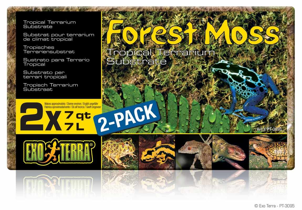Asternut pentru terariu Exo Terra Forest Moss Compact 2x7L