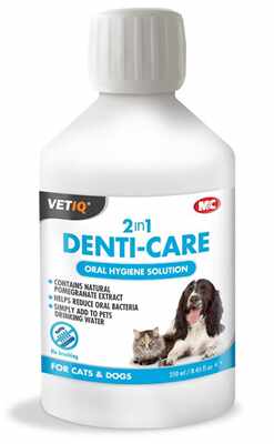 Solutie pentru igiena orala Vetiq 2in1 Denti-Care 250 ml