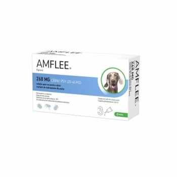 AMFLEE Dog, spot-on, soluție antiparazitară, câini 20-40 kg, 3 pipete