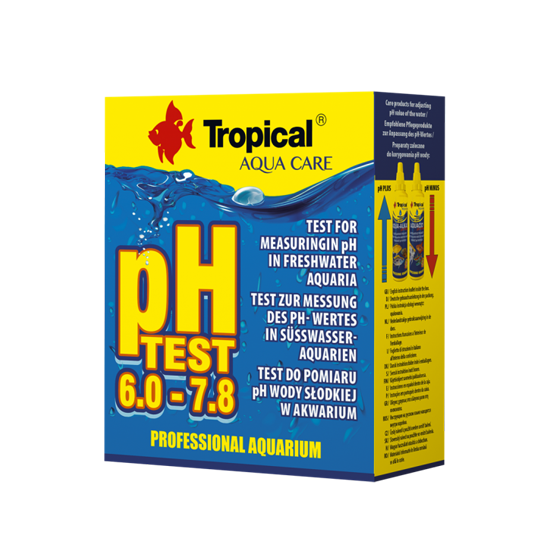 pH TEST 6.0-7.8 (apa dulce) Tropical Fish, 250 ml