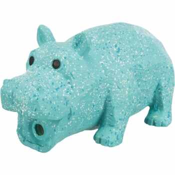 Trixie, jucărie hipopotam câini, cu sunet, latex, 15cm, multicolor