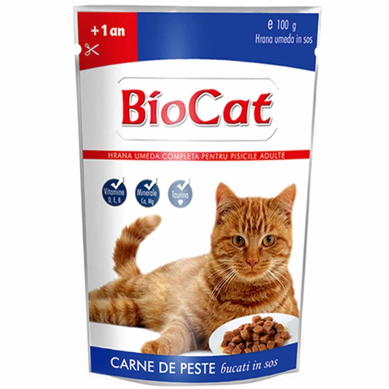 Bio Cat Plic Peste In Sos, 100 g