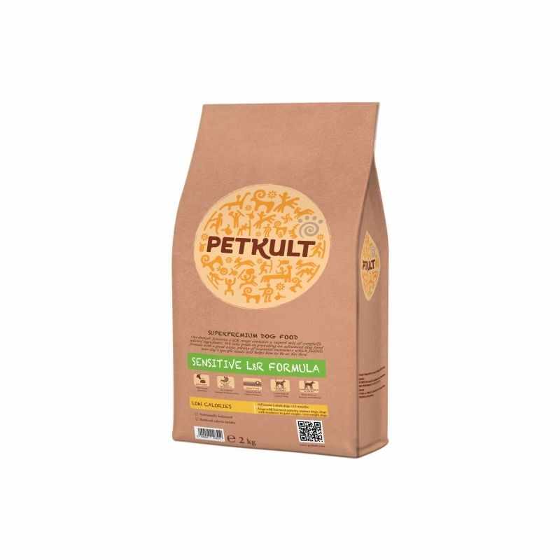 Petkult Dog Sensitive Low Calories Lamb & Rice, 2 kg