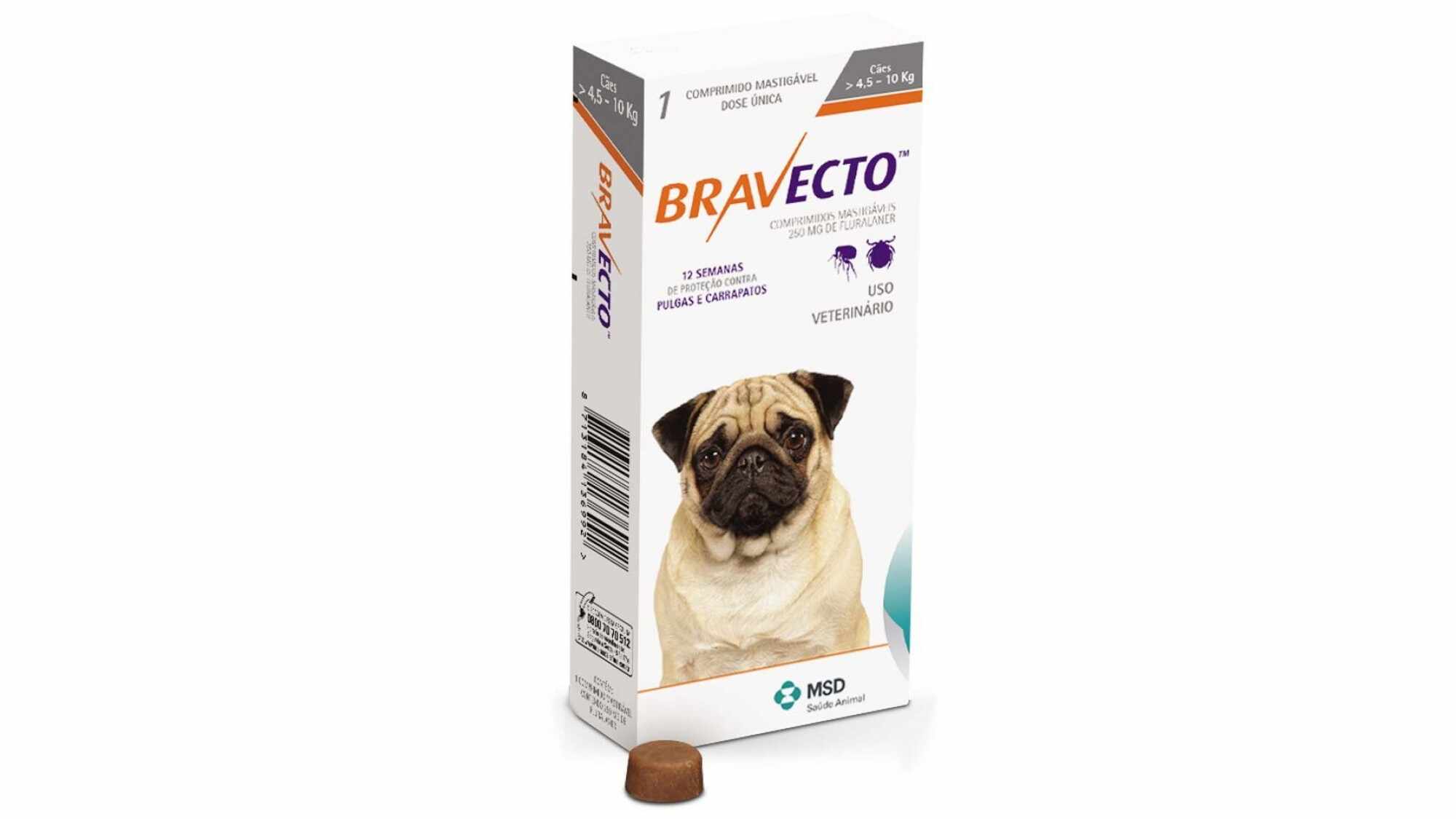 Bravecto 4.5-10 Kg 1 Tableta x 250 Mg