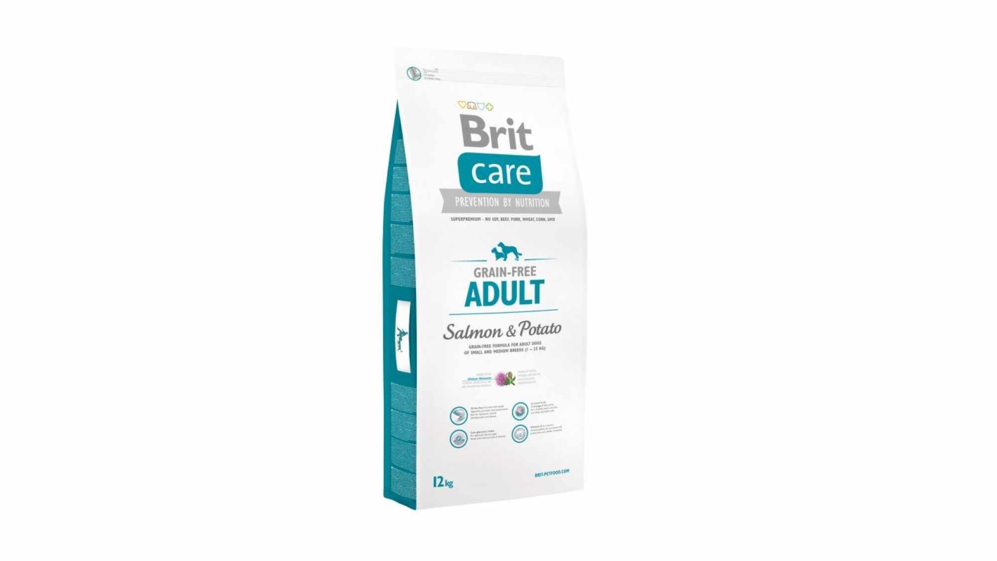 Brit Care Grain free Adult Somon si Cartof 1 kg