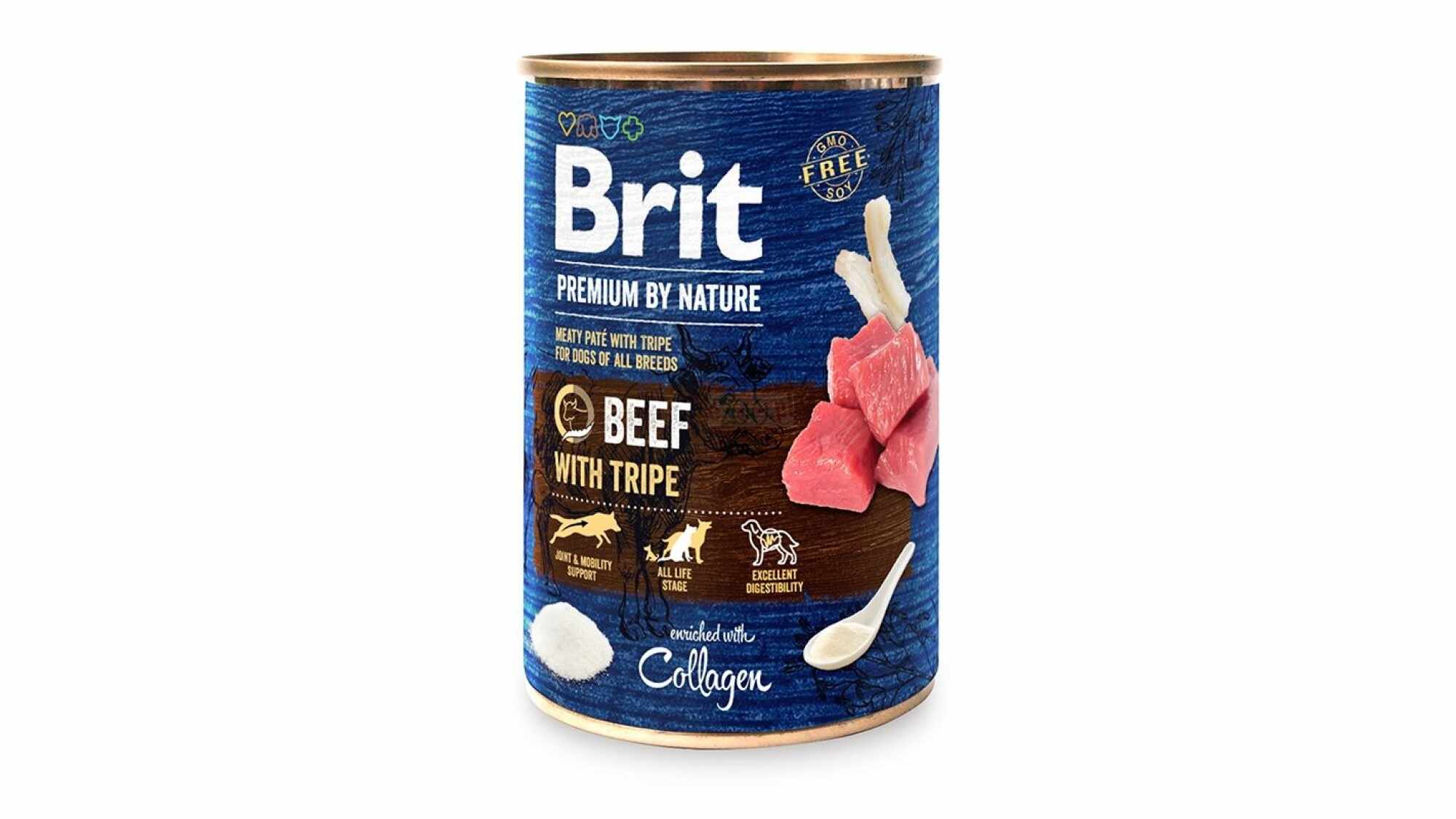 Brit Premium By Nature Beef With Tripes Conserva 400 Gr