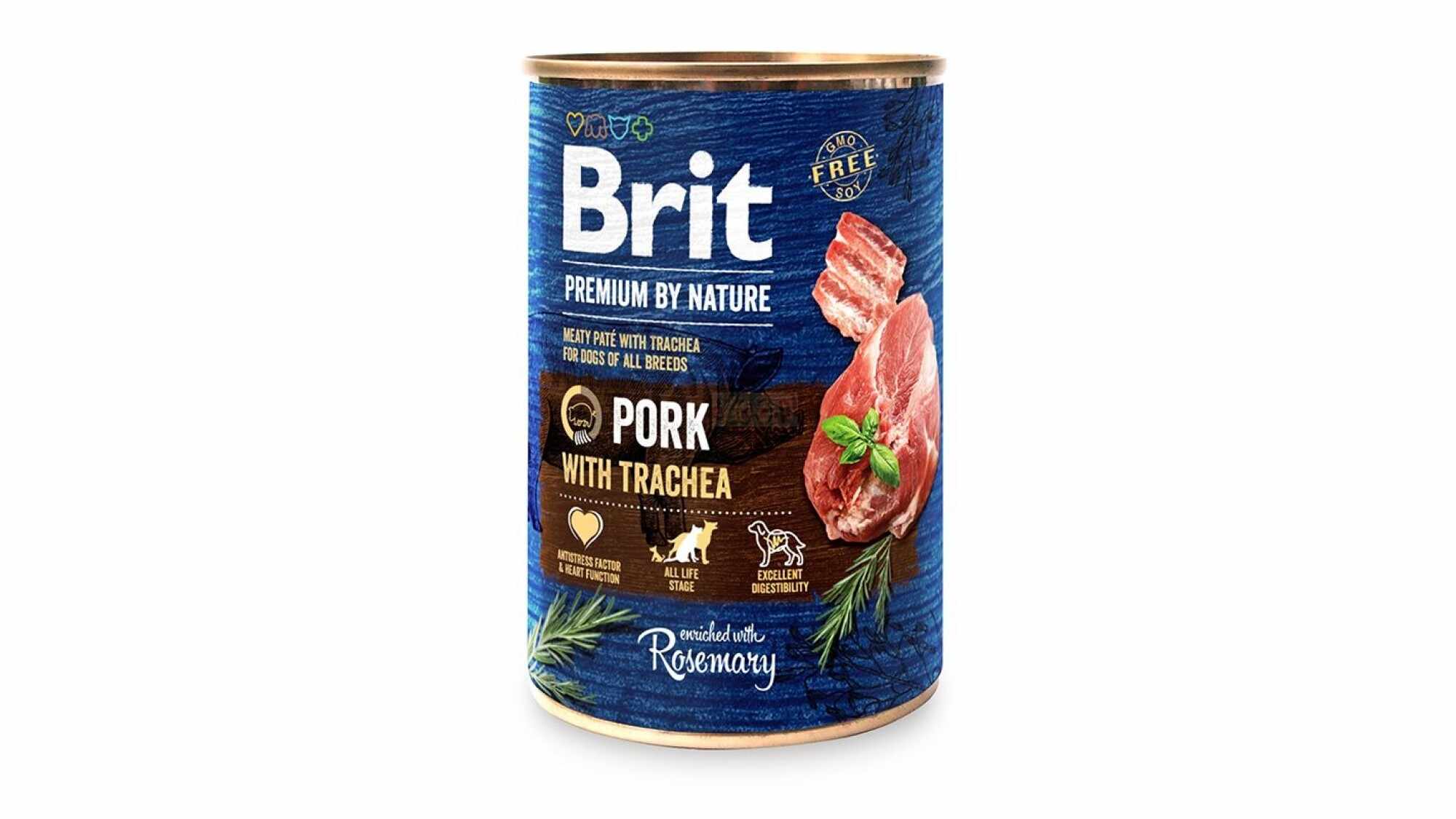Brit Premium By Nature Pork With Trachea Conserva 400 Gr