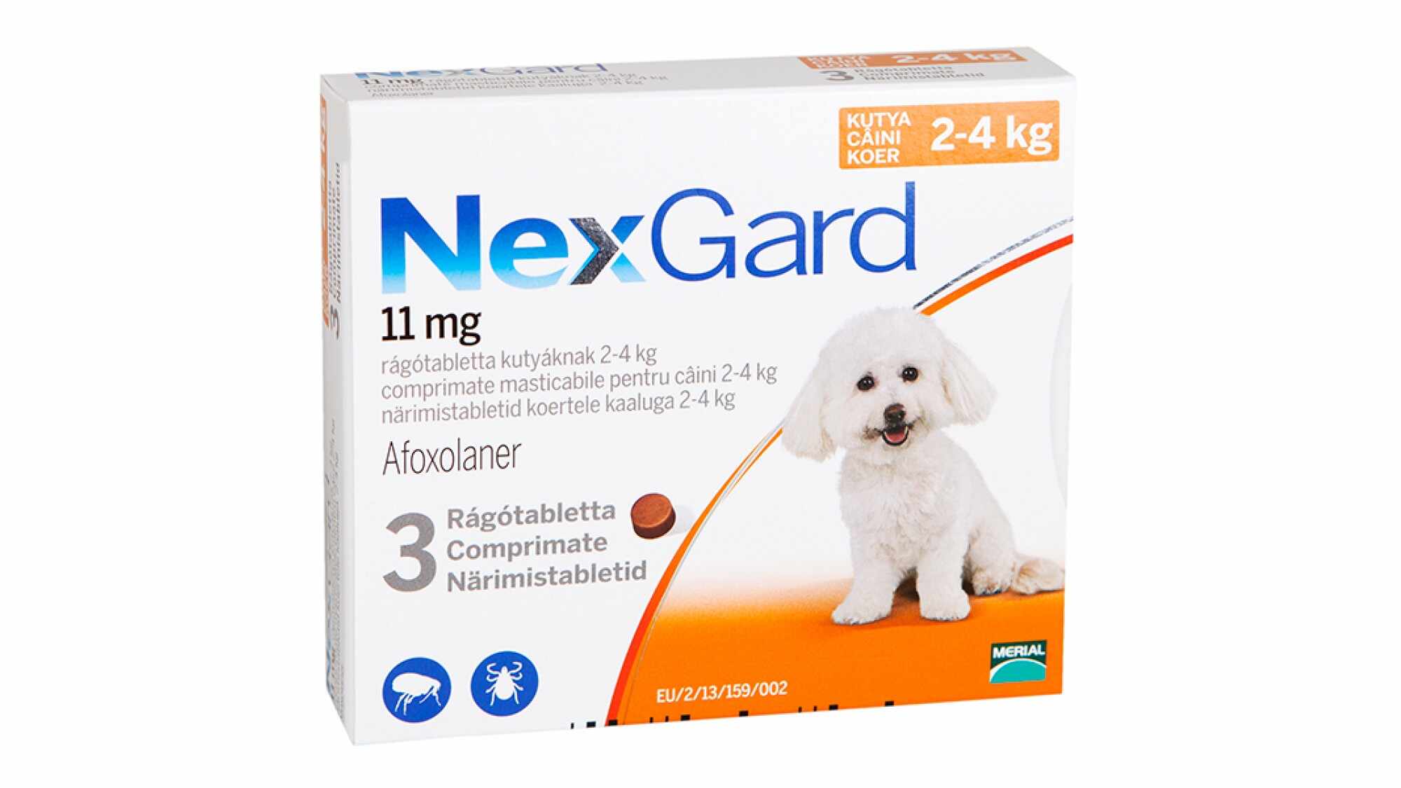 Nexgard Dog S 2-4 Kg 11 Mg x 3 Tablete