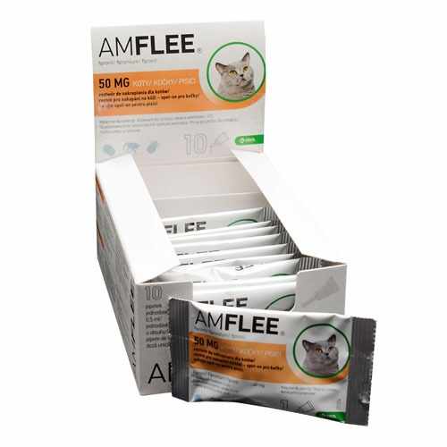 Pipeta Antiparazitara Amflee 50 mg Pentru Pisici