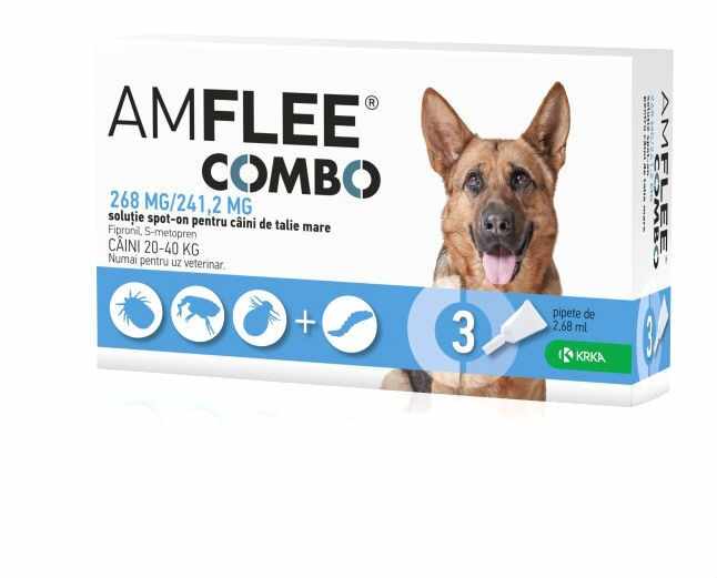 Pipeta Antiparazitara Amflee Combo Dog L 20-40 kg