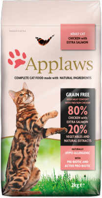 Applaws Cat Adult Somon cu Pui 2 kg