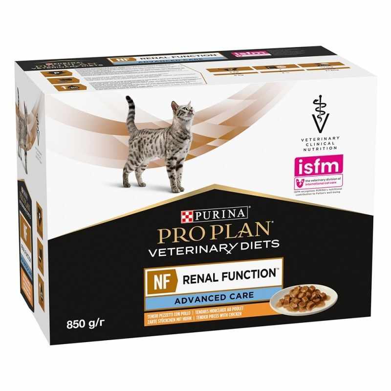 Purina Pro Plan Veterinary Diets Feline NF, Advance Care, Chicken, 10x85 g