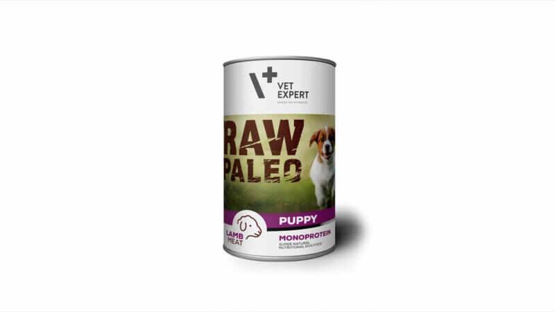 Raw Paleo Puppy Conserva Monoproteica Miel, 400 g