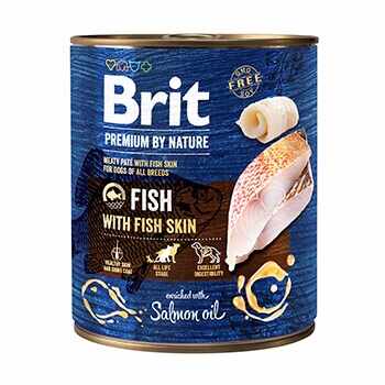 Brit Premium by Nature Fish with Fish Skin 800 g conserva