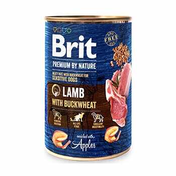 Brit Premium by Nature Lamb with Buckwheat 400 g conserva