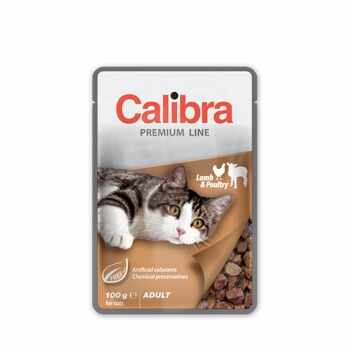 Calibra Cat Pouch Premium Adult Lamb and Poultry 100 g