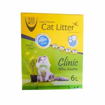 Nisip igienic pentru pisici Vancat Ultra Clumping, 6 L