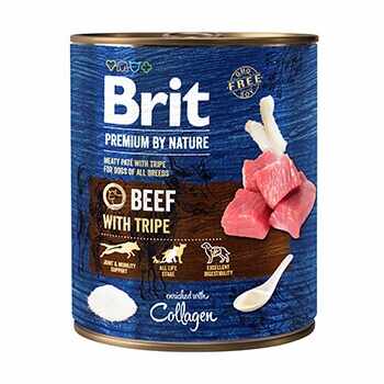 Pachet Brit Premium By Nature Beef With Tripes 6x800 g